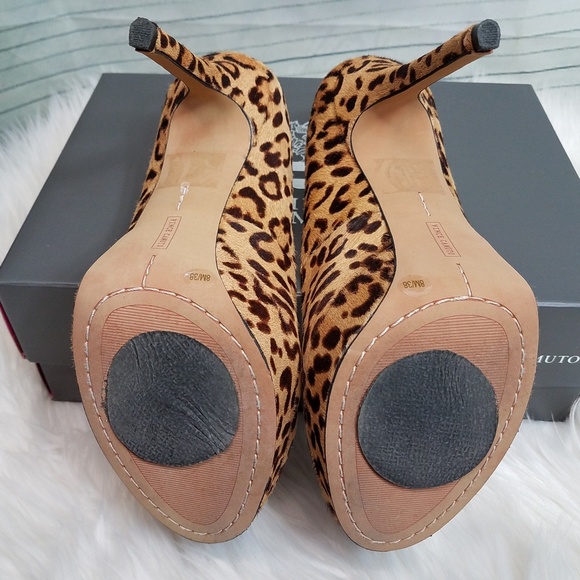 Vince camuto leopard print calf hair size 8 - Picture 2 of 7